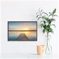 Picture of Sunrise Dock _GroupedProduct_Rectangle_Landscape_Photography _GroupedProduct_Rectangle_Landscape_Canvas_Framed_