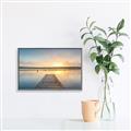 Picture of Sunrise Dock _GroupedProduct_Rectangle_Landscape_Photography _GroupedProduct_Rectangle_Landscape_Canvas_Framed_