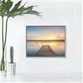 Picture of Sunrise Dock _GroupedProduct_Rectangle_Landscape_Photography _GroupedProduct_Rectangle_Landscape_Canvas_Framed_