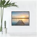 Picture of Sunrise Dock _GroupedProduct_Rectangle_Landscape_Photography _GroupedProduct_Rectangle_Landscape_Canvas_Framed_
