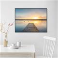 Picture of Sunrise Dock _GroupedProduct_Rectangle_Landscape_Photography _GroupedProduct_Rectangle_Landscape_Canvas_Framed_