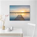 Picture of Sunrise Dock _GroupedProduct_Rectangle_Landscape_Photography _GroupedProduct_Rectangle_Landscape_Canvas_Framed_