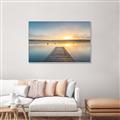 Picture of Sunrise Dock _GroupedProduct_Rectangle_Landscape_Photography _GroupedProduct_Rectangle_Landscape_Canvas_Framed_