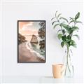 Picture of Sunset Beach II _GroupedProduct_Rectangle_Portrait_Photography _GroupedProduct_Rectangle_Portrait_Canvas_Framed_