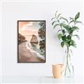 Picture of Sunset Beach II _GroupedProduct_Rectangle_Portrait_Photography _GroupedProduct_Rectangle_Portrait_Canvas_Framed_
