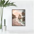 Picture of Sunset Beach II _GroupedProduct_Rectangle_Portrait_Photography _GroupedProduct_Rectangle_Portrait_Canvas_Framed_