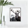 Picture of The Winter Deer _GroupedProduct_Rectangle_Portrait_Photography _GroupedProduct_Rectangle_Portrait_Canvas_Framed_