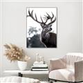 Picture of The Winter Deer _GroupedProduct_Rectangle_Portrait_Photography _GroupedProduct_Rectangle_Portrait_Canvas_Framed_