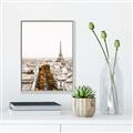 Picture of Touch of Mustard in Paris _GroupedProduct_Rectangle_Portrait_Photography _GroupedProduct_Rectangle_Portrait_Canvas_Framed_