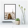 Picture of Touch of Mustard in Paris _GroupedProduct_Rectangle_Portrait_Photography _GroupedProduct_Rectangle_Portrait_Canvas_Framed_