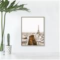 Picture of Touch of Mustard in Paris _GroupedProduct_Rectangle_Portrait_Photography _GroupedProduct_Rectangle_Portrait_Canvas_Framed_