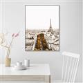Picture of Touch of Mustard in Paris _GroupedProduct_Rectangle_Portrait_Photography _GroupedProduct_Rectangle_Portrait_Canvas_Framed_