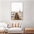 Picture of Touch of Mustard in Paris _GroupedProduct_Rectangle_Portrait_Photography _GroupedProduct_Rectangle_Portrait_Canvas_Framed_