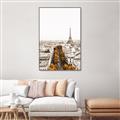 Picture of Touch of Mustard in Paris _GroupedProduct_Rectangle_Portrait_Photography _GroupedProduct_Rectangle_Portrait_Canvas_Framed_