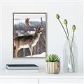 Picture of Waiting in Snow _GroupedProduct_Rectangle_Portrait_Photography _GroupedProduct_Rectangle_Portrait_Canvas_Framed_