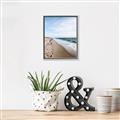Picture of Walking the Shoreline  _GroupedProduct_Rectangle_Portrait_Photography _GroupedProduct_Rectangle_Portrait_Canvas_Framed_