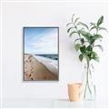 Picture of Walking the Shoreline  _GroupedProduct_Rectangle_Portrait_Photography _GroupedProduct_Rectangle_Portrait_Canvas_Framed_