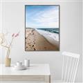 Picture of Walking the Shoreline  _GroupedProduct_Rectangle_Portrait_Photography _GroupedProduct_Rectangle_Portrait_Canvas_Framed_