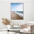 Picture of Walking the Shoreline  _GroupedProduct_Rectangle_Portrait_Photography _GroupedProduct_Rectangle_Portrait_Canvas_Framed_