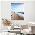 Picture of Walking the Shoreline  _GroupedProduct_Rectangle_Portrait_Photography _GroupedProduct_Rectangle_Portrait_Canvas_Framed_