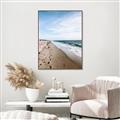 Picture of Walking the Shoreline  _GroupedProduct_Rectangle_Portrait_Photography _GroupedProduct_Rectangle_Portrait_Canvas_Framed_