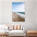 Picture of Walking the Shoreline  _GroupedProduct_Rectangle_Portrait_Photography _GroupedProduct_Rectangle_Portrait_Canvas_Framed_