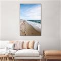 Picture of Walking the Shoreline  _GroupedProduct_Rectangle_Portrait_Photography _GroupedProduct_Rectangle_Portrait_Canvas_Framed_