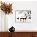Picture of Winter Deers _GroupedProduct_Rectangle_Landscape_Photography _GroupedProduct_Rectangle_Landscape_Canvas_Framed_