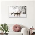 Picture of Winter Deers _GroupedProduct_Rectangle_Landscape_Photography _GroupedProduct_Rectangle_Landscape_Canvas_Framed_