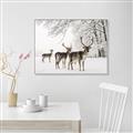 Picture of Winter Deers _GroupedProduct_Rectangle_Landscape_Photography _GroupedProduct_Rectangle_Landscape_Canvas_Framed_