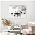 Picture of Winter Deers _GroupedProduct_Rectangle_Landscape_Photography _GroupedProduct_Rectangle_Landscape_Canvas_Framed_
