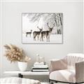 Picture of Winter Deers _GroupedProduct_Rectangle_Landscape_Photography _GroupedProduct_Rectangle_Landscape_Canvas_Framed_