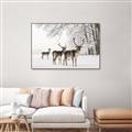 Picture of Winter Deers _GroupedProduct_Rectangle_Landscape_Photography _GroupedProduct_Rectangle_Landscape_Canvas_Framed_