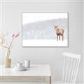 Picture of Winter Stag _GroupedProduct_Rectangle_Landscape_Canvas_Framed_