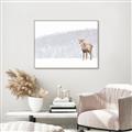 Picture of Winter Stag _GroupedProduct_Rectangle_Landscape_Canvas_Framed_