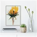 Picture of Yellow Bloom _GroupedProduct_Rectangle_Portrait_Photography _GroupedProduct_Rectangle_Portrait_Canvas_Framed_