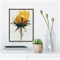 Picture of Yellow Bloom _GroupedProduct_Rectangle_Portrait_Photography _GroupedProduct_Rectangle_Portrait_Canvas_Framed_