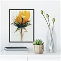 Picture of Yellow Bloom _GroupedProduct_Rectangle_Portrait_Photography _GroupedProduct_Rectangle_Portrait_Canvas_Framed_