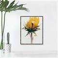 Picture of Yellow Bloom _GroupedProduct_Rectangle_Portrait_Photography _GroupedProduct_Rectangle_Portrait_Canvas_Framed_