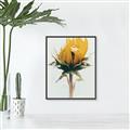Picture of Yellow Bloom _GroupedProduct_Rectangle_Portrait_Photography _GroupedProduct_Rectangle_Portrait_Canvas_Framed_
