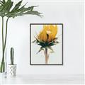 Picture of Yellow Bloom _GroupedProduct_Rectangle_Portrait_Photography _GroupedProduct_Rectangle_Portrait_Canvas_Framed_
