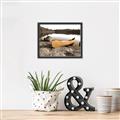 Picture of Yellow Canoe  _GroupedProduct_Rectangle_Landscape_Photography _GroupedProduct_Rectangle_Landscape_Canvas_Framed_