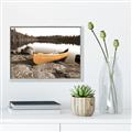 Picture of Yellow Canoe  _GroupedProduct_Rectangle_Landscape_Photography _GroupedProduct_Rectangle_Landscape_Canvas_Framed_