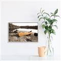 Picture of Yellow Canoe  _GroupedProduct_Rectangle_Landscape_Photography _GroupedProduct_Rectangle_Landscape_Canvas_Framed_