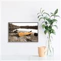 Picture of Yellow Canoe  _GroupedProduct_Rectangle_Landscape_Photography _GroupedProduct_Rectangle_Landscape_Canvas_Framed_