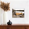 Picture of Yellow Canoe  _GroupedProduct_Rectangle_Landscape_Photography _GroupedProduct_Rectangle_Landscape_Canvas_Framed_