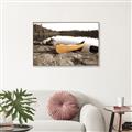 Picture of Yellow Canoe  _GroupedProduct_Rectangle_Landscape_Photography _GroupedProduct_Rectangle_Landscape_Canvas_Framed_