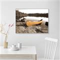 Picture of Yellow Canoe  _GroupedProduct_Rectangle_Landscape_Photography _GroupedProduct_Rectangle_Landscape_Canvas_Framed_