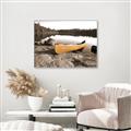 Picture of Yellow Canoe  _GroupedProduct_Rectangle_Landscape_Photography _GroupedProduct_Rectangle_Landscape_Canvas_Framed_