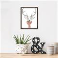 Picture of Cozy Deer _GroupedProduct_Rectangle_Portrait_Canvas_Framed_